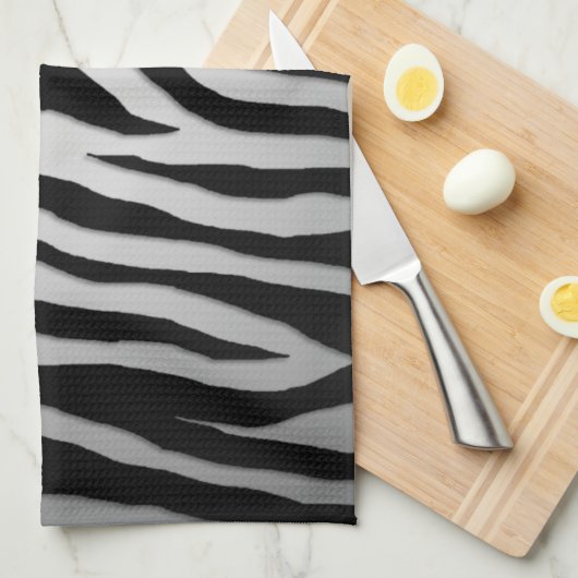 Pop Zebra Theedoek (Quarter Fold)