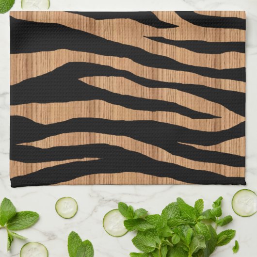 Pop Zebra Theedoek (Gevouwen)