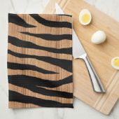 Pop Zebra Theedoek (Quarter Fold)