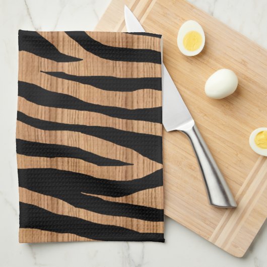 Pop Zebra Theedoek (Quarter Fold)