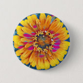 Pop zomerventilator ronde button 5,7 cm (Voorkant)