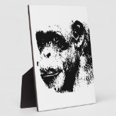 Pop zwart-wit fotoplaat (Zijkant)