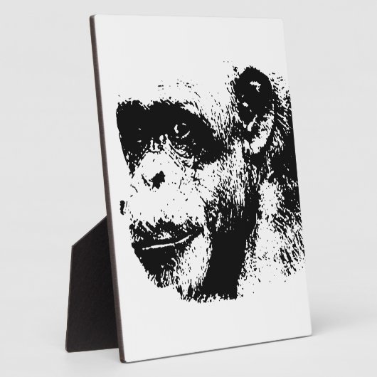 Pop zwart-wit fotoplaat (Zijkant)