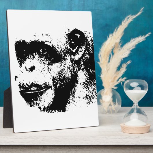 Pop zwart-wit fotoplaat (Zijkant)