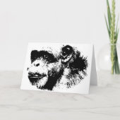 Pop zwart-wit kaart (Voorkant)