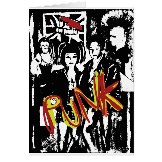 Popart alternatieve mode haarstijlen (Voorkant)