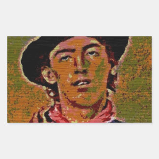 PopArt Billy Rechthoekige Sticker