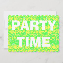 Popart bubbelplastic verjaardagsuitnodiging