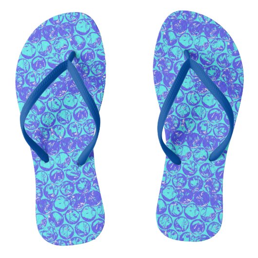 Popart bubbelverpakking teenslippers (Voetbed)