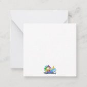 PopArt Bulldog Puppy Notitiekaartje (Achterkant)