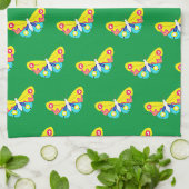 PopArt Butterfly Theedoek (Gevouwen)