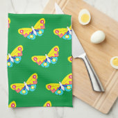 PopArt Butterfly Theedoek (Quarter Fold)