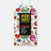 Popart Cadeaulabel (Voorkant)