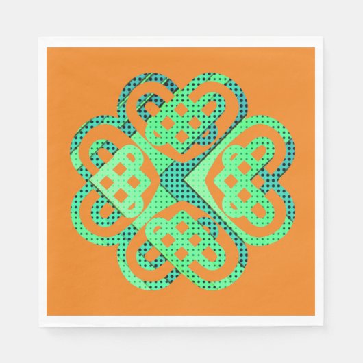 PopArt Celtic Knot Servet (Voorkant)