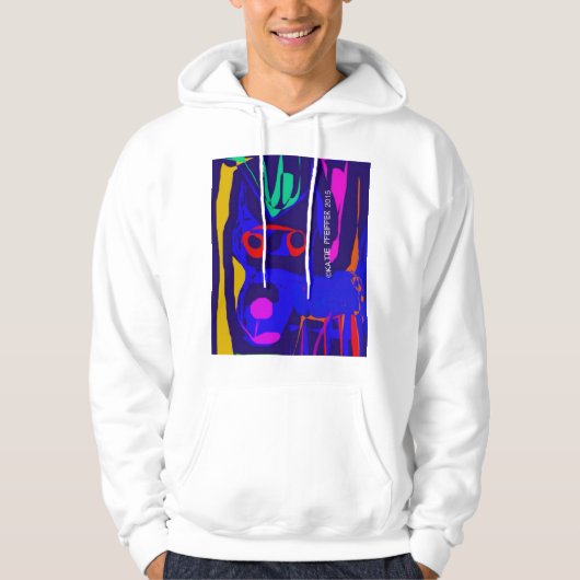 Popart Chihuahua Hoodie (Voorkant)
