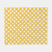 PopArt Citrus Fleece Deken (Voorkant (Horizontaal))