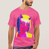 PopArt Devil Self Portret T-shirt (Voorkant)
