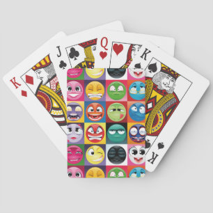 popart-emoji's pokerkaarten