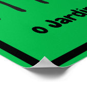 Popart Garden Poster (Hoek)