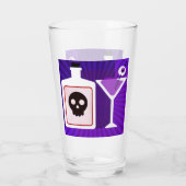 PopArt Halloween Cocktail Glas (Achterkant)