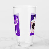 PopArt Halloween Cocktail Glas (Links)