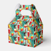 PopArt kerstcocktails Bedankdoosjes (Achterkant)