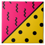 PopArt-patroon Tegeltje (Voorkant)