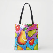 Popart peren tote bag (Voorkant)