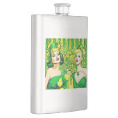 PopArt St Paddy's Pin-up Meisjes Flacon (Rechts)