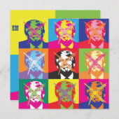 Popart Trump Impeachment Party Kaart (Voorkant / Achterkant)