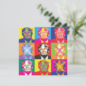 Popart Trump Impeachment Party Kaart (Staand voorkant)