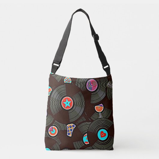 PopArt Vinyl Crossbody Tas (Voorkant)