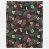 PopArt Vinyl Fleece Deken (Voorkant)