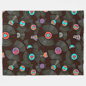 PopArt Vinyl Fleece Deken (Voorkant (Horizontaal))