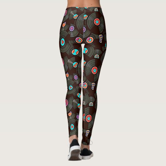 PopArt Vinyl Leggings (Achterkant)