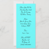 PopArt Wine Tasting Silhouette 4 Stappen Uitnodigi Kaart (Achterkant)