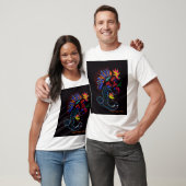 Popartdraak T-shirt (Unisex)