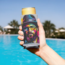 Popartgraffiti van een joodse man