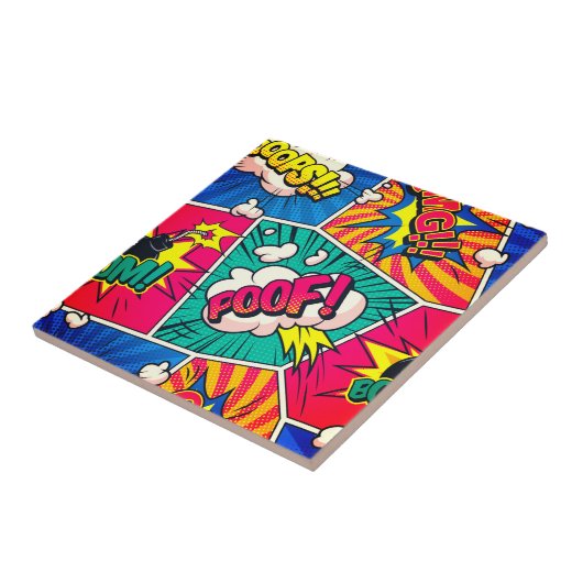 PopBurst Tegeltje (Zijkant)