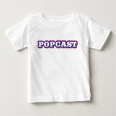 POPCAST baby T-shirt (Voorkant)