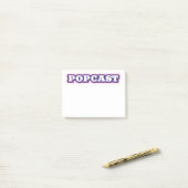 Popcast post-it notities post-it® notes (Op bureau)