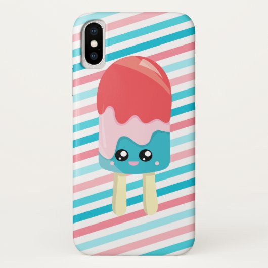 Popcicle Hoesje-Mate Barely iPhone X Case-Mate iPhone Case (Achterkant)