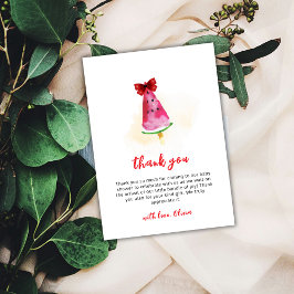 Popcicle klaar voor Pop Ice Cream Baby shower Bedankkaart