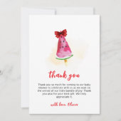 Popcicle klaar voor Pop Ice Cream Baby shower Bedankkaart (Voorkant)