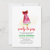 Popcicle klaar voor Pop Ice Cream Baby shower Kaart (Voorkant)