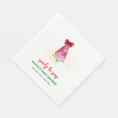 Popcicle klaar voor Pop Ice Cream Baby shower Servet (Hoek)