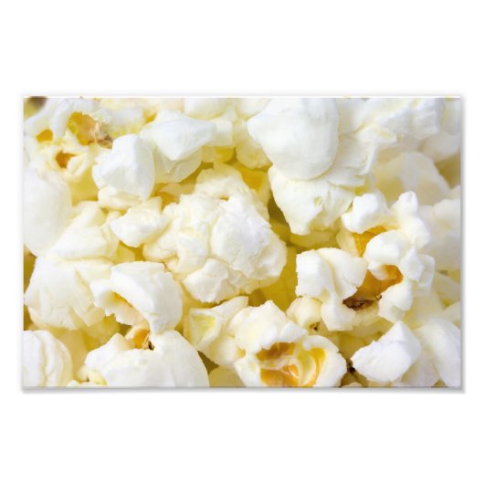Popcorn-achtergrond Foto Afdruk (Voorkant)