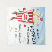 Popcorn Achtergrond voor Huwelijksaanzoek Wandkleed (Voorkant (horizontaal))
