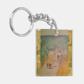 Popcorn Anime Abstract Sleutelhanger (Voorkant Links)