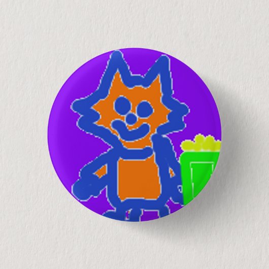 Popcorn Anime Button (Voorkant)